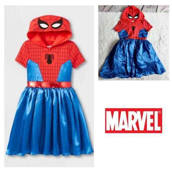 Marvel Other - Girls' Marvel Spider-Man Cosplay Dress, 3KIDU-AE